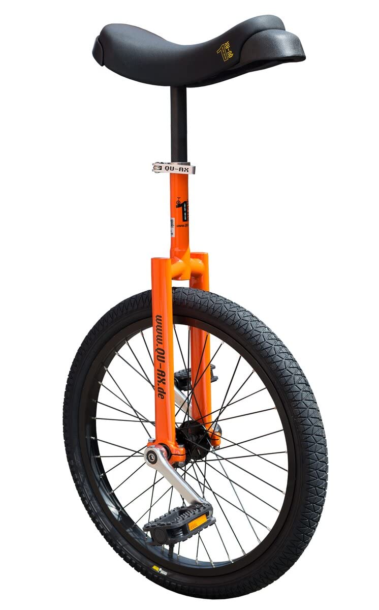 QU-AX Unisex – Erwachsene Luxus Einrad, Orange, Einheitsgrösse EU