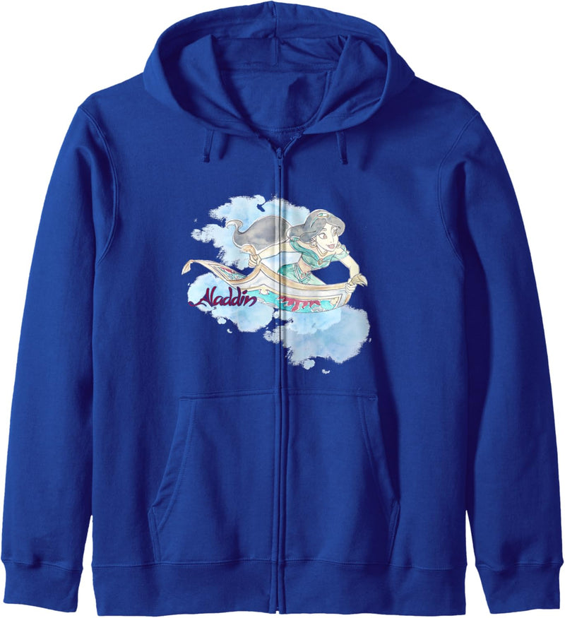 Disney Aladdin Jasmine Magic Ride Watercolor Kapuzenjacke