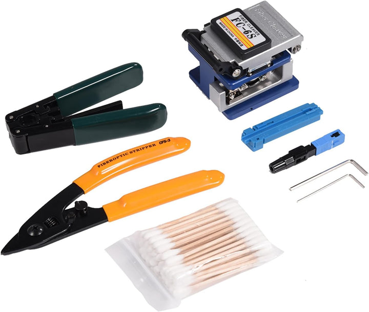 FTTH Splicing Splice LWL Abisolierwerkzeug Kit mit Fibre Cleaver LWL Abisolierwerkzeug Fibre Coating