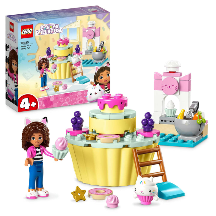 LEGO Gabby's Dollhouse Kuchis Backstube Set mit Gabby und Kuchi Figuren, Puppenhaus Küchen-Spielset