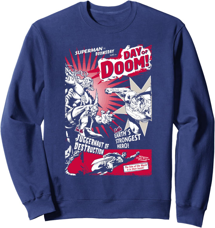 Superman Day of Doom Poster Sweatshirt