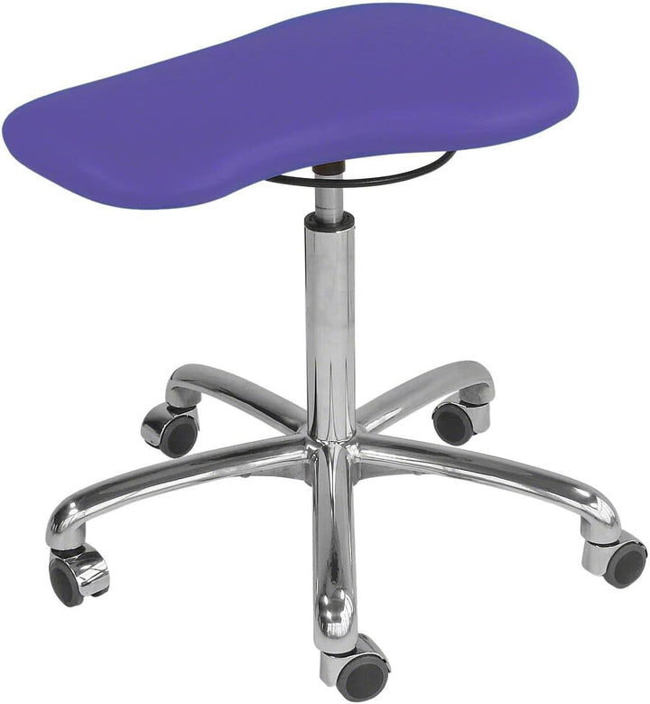 Sport-Tec Therapiehocker Exklusiv mit Polster und Rollen, Praxishocker, Rollhocker Beige, Beige
