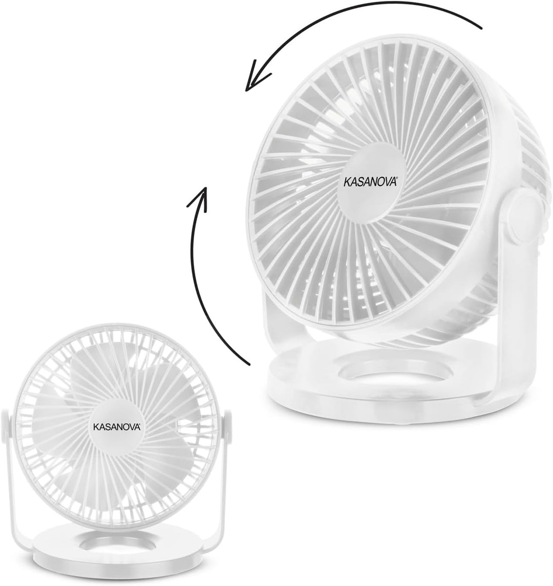 KASANOVA MINI-VENTILATOR W 5 WEISS, Weiss