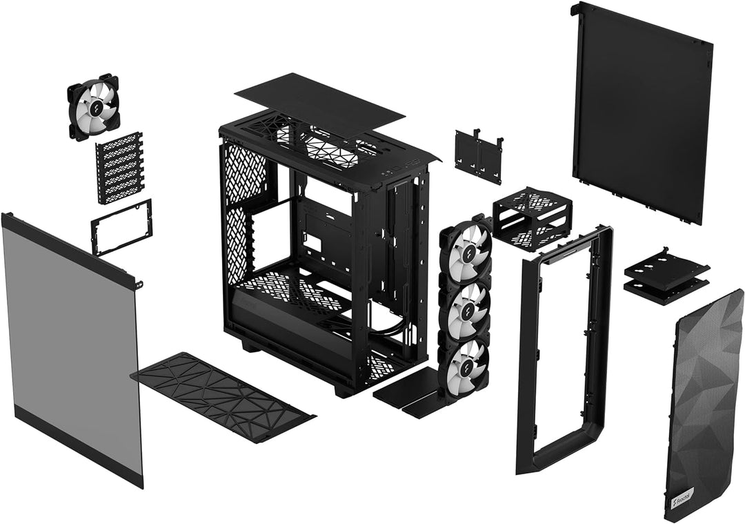 Fractal Design Meshify 2 Compact Lite RGB Black TG Light Tint FD-C-MEL2C-05