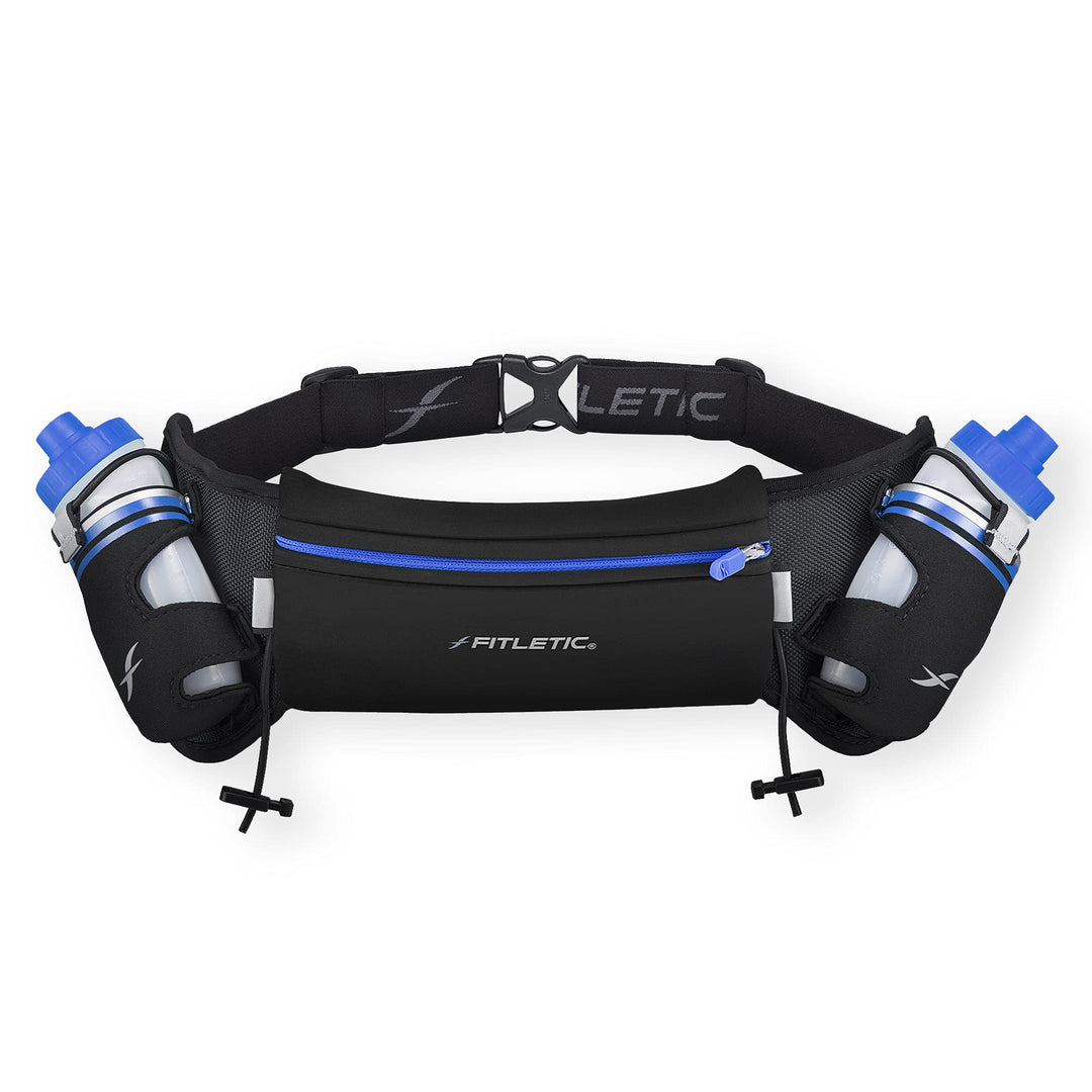 Fitletic Hydra 16oz Laufgürtel S/M Schwarz / Blau, S/M Schwarz / Blau