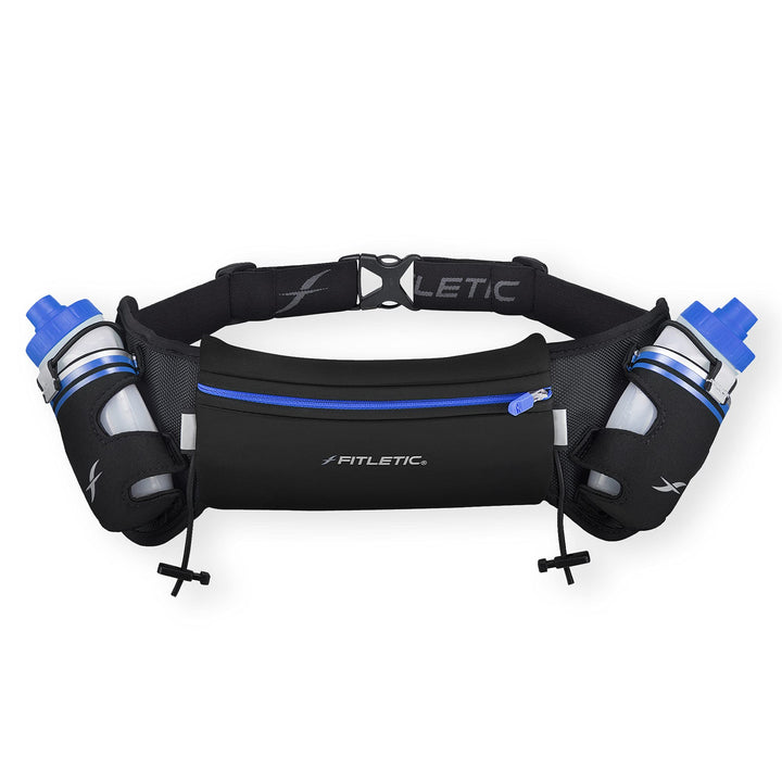 Fitletic Hydra 16oz Laufgürtel S/M Schwarz / Blau, S/M Schwarz / Blau