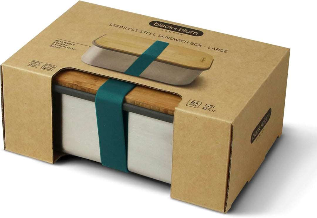 Edelstahl Sandwich 1250 ml Ozean, 1250 ml Ozean