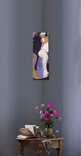 Bilderdepot24 Bild auf Leinwand | Gustav Klimt - Die Hoffnung I in 30x90 cm als Wandbild | Wand-deko