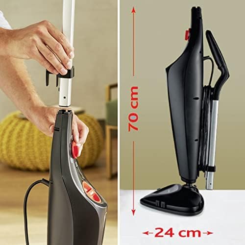 Vileda Steam PLUS Dampfreiniger mit PowerPad, hygienische Bodenreinigung, entfernt bis zu 99,9% der