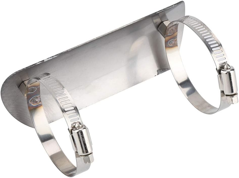 Motorrad Auspuffrohrschutz, robust langlebig einfach installieren stylisches Design Hitzeschild Edel