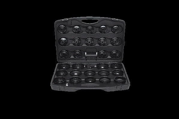 KS Tools 150.9350 3/8" Ölfilterschlüssel-Satz, 30-tlg