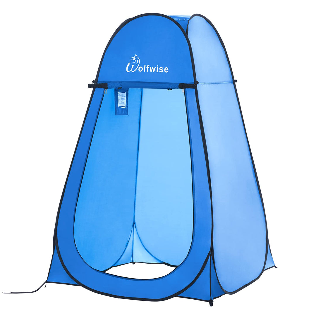 Wolfwise Pop up Toilettenzelt Umkleidezelt, Camping Duschzelt Outdoor Mobile Toilette Umkleidekabine