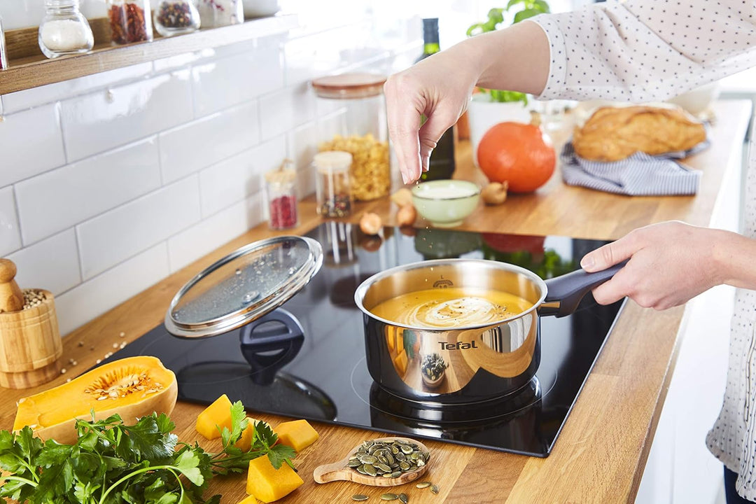 Tefal Daily Cook Pfannen-Set, 3 Stück: Bratpfannen aus Edelstahl, 20/24/26 cm, antihaftbeschichtet,