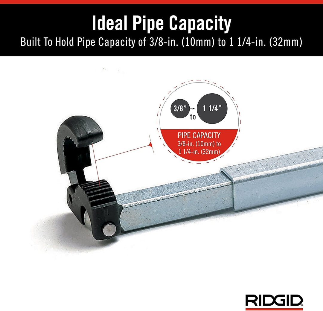 RIDGID 31175 Modell 1017 Teleskop-Standhahnmutternschlüssel, 10" bis 17" einstellbarer Standhahnmutt