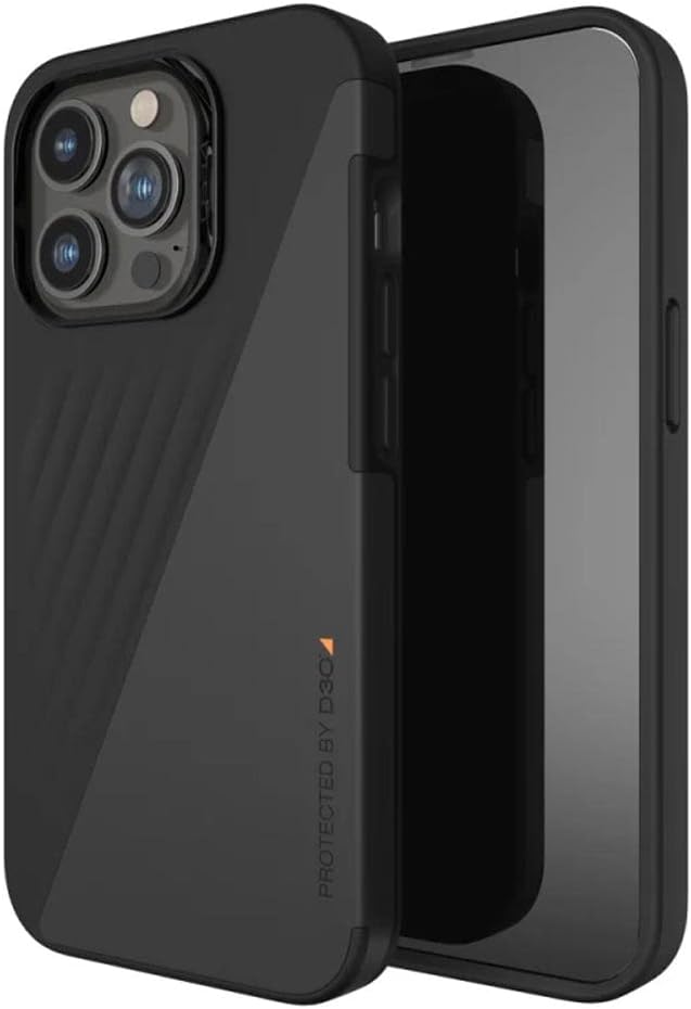 Gear4 ZAGG Brooklyn Snap - MagSafe-kompatible Hülle aus veganem Leder - für iPhone 13 Pro Max - Farb