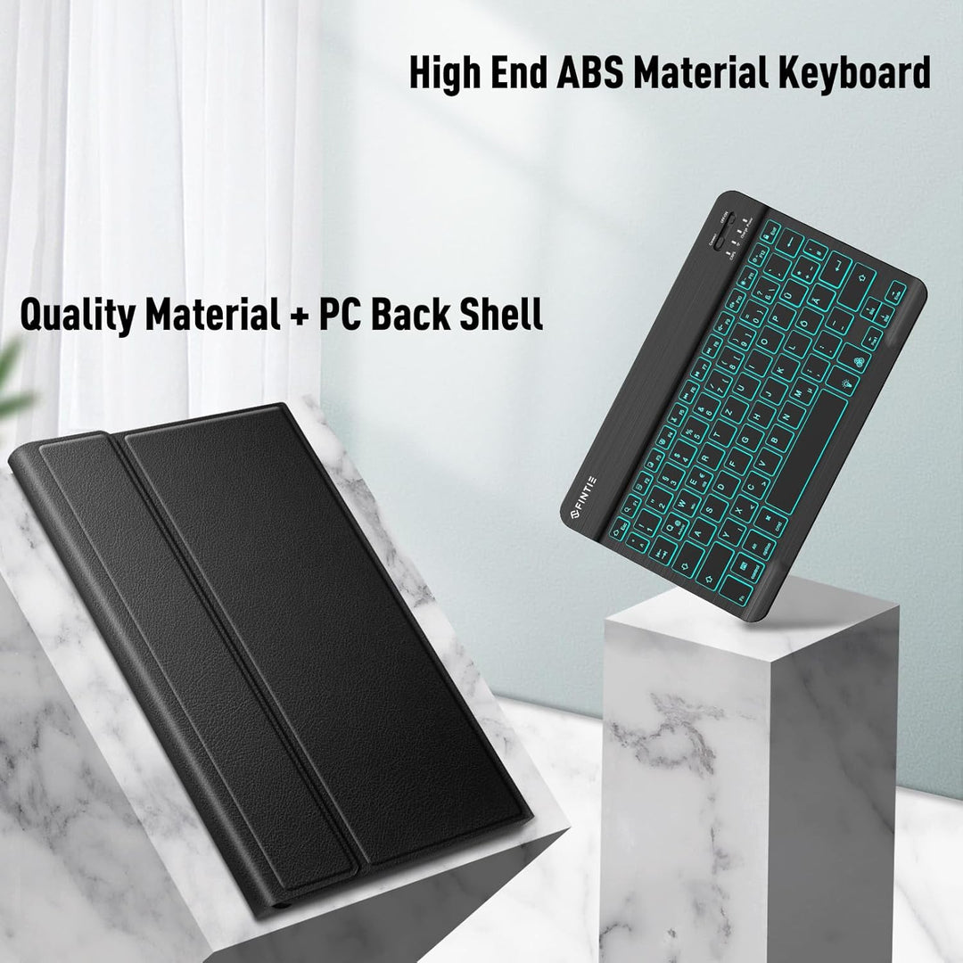 FINTIE Beleuchtete Tastatur Hülle für Samsung Galaxy Tab A11+ Plus 11" 2025 / Tab A9+ Plus 11 Zoll 2