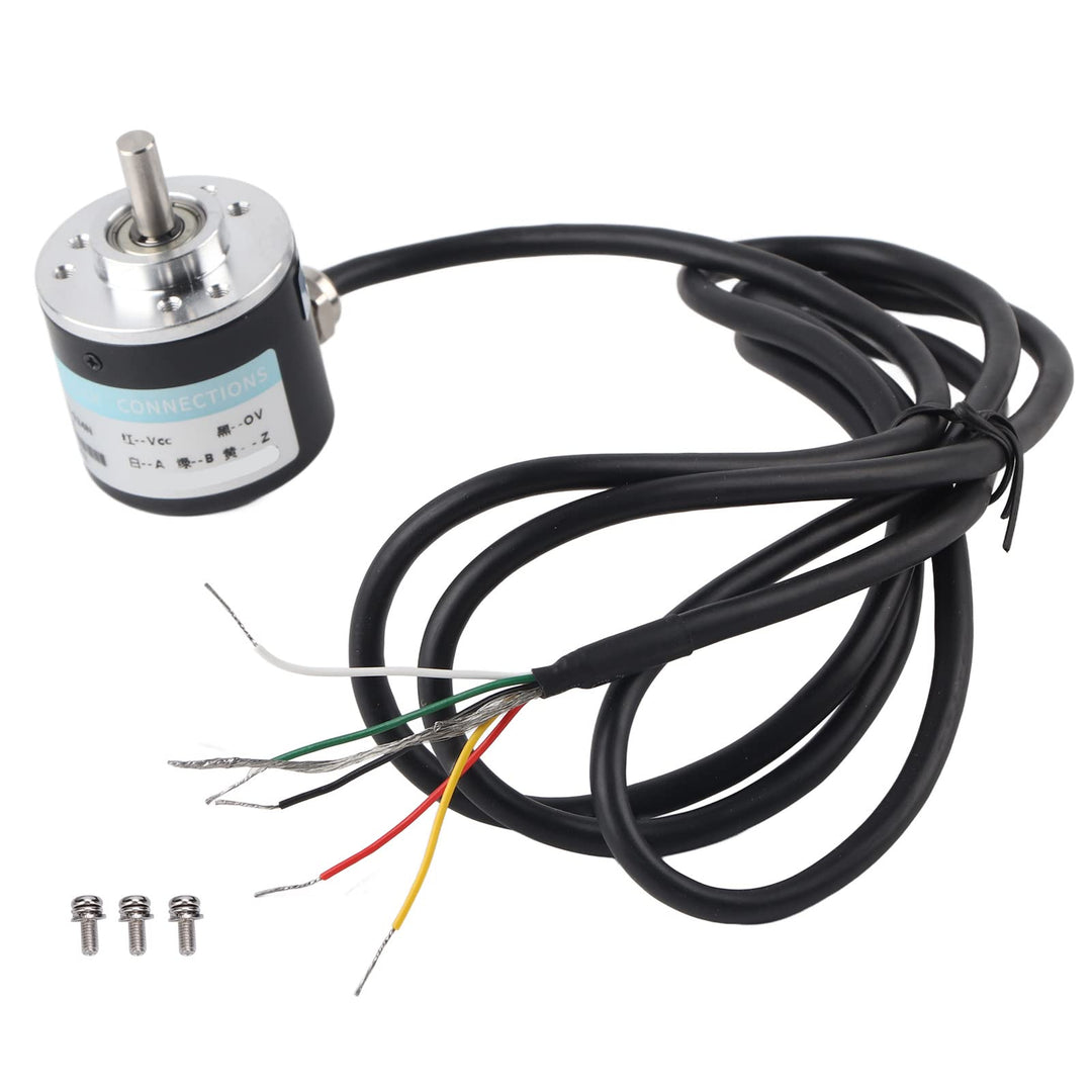 ABZ Dreiphasen-Encoder Photoelektrischer Encoder DC 5-24 V 3000-6000 U/min Vollwellen-Encoder für de