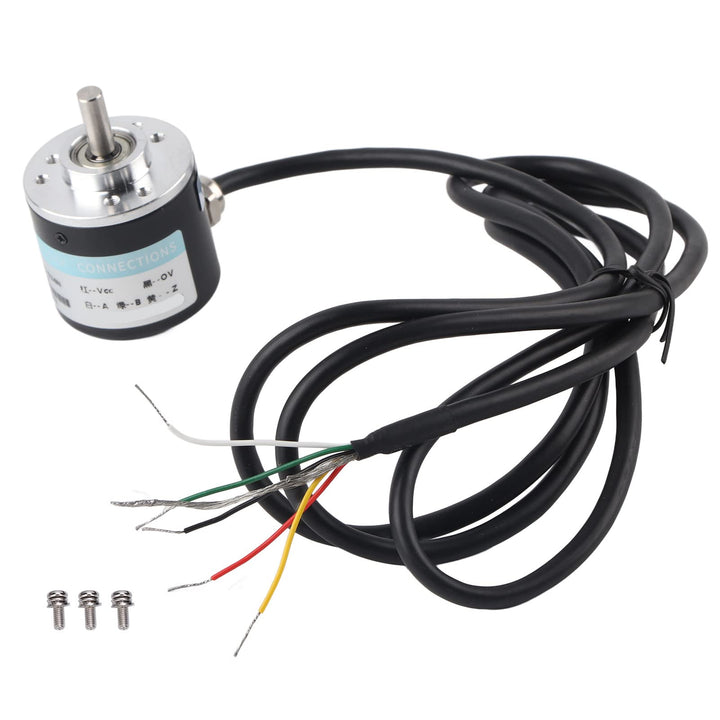 ABZ Dreiphasen-Encoder Photoelektrischer Encoder DC 5-24 V 3000-6000 U/min Vollwellen-Encoder für de