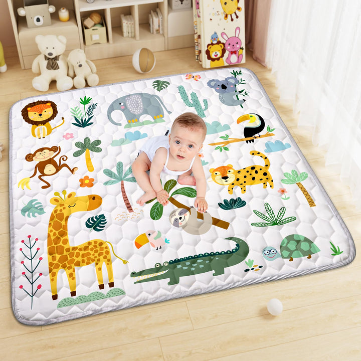 Aolso Baby Spielmatte, Baby Krabbelmatte, Faltbare Spielmatte, Krabbeldecke, Kleinkind Aktivität-Spi
