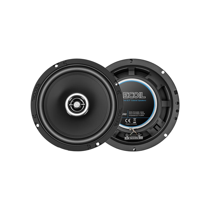 RECOIL RCX265 Echo Series 16,5 cm (6,5 Zoll) 2-Wege-Koaxiallautsprecher, 100 W RMS / 200 W Spitze, P