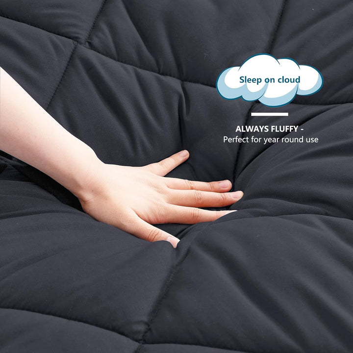 WAVVE Bettdecke 135x200 cm Ganzjahresdecke 4 Jahreszeiten, Steppdecke 300gsm Mikrofaser 135x200cm, S