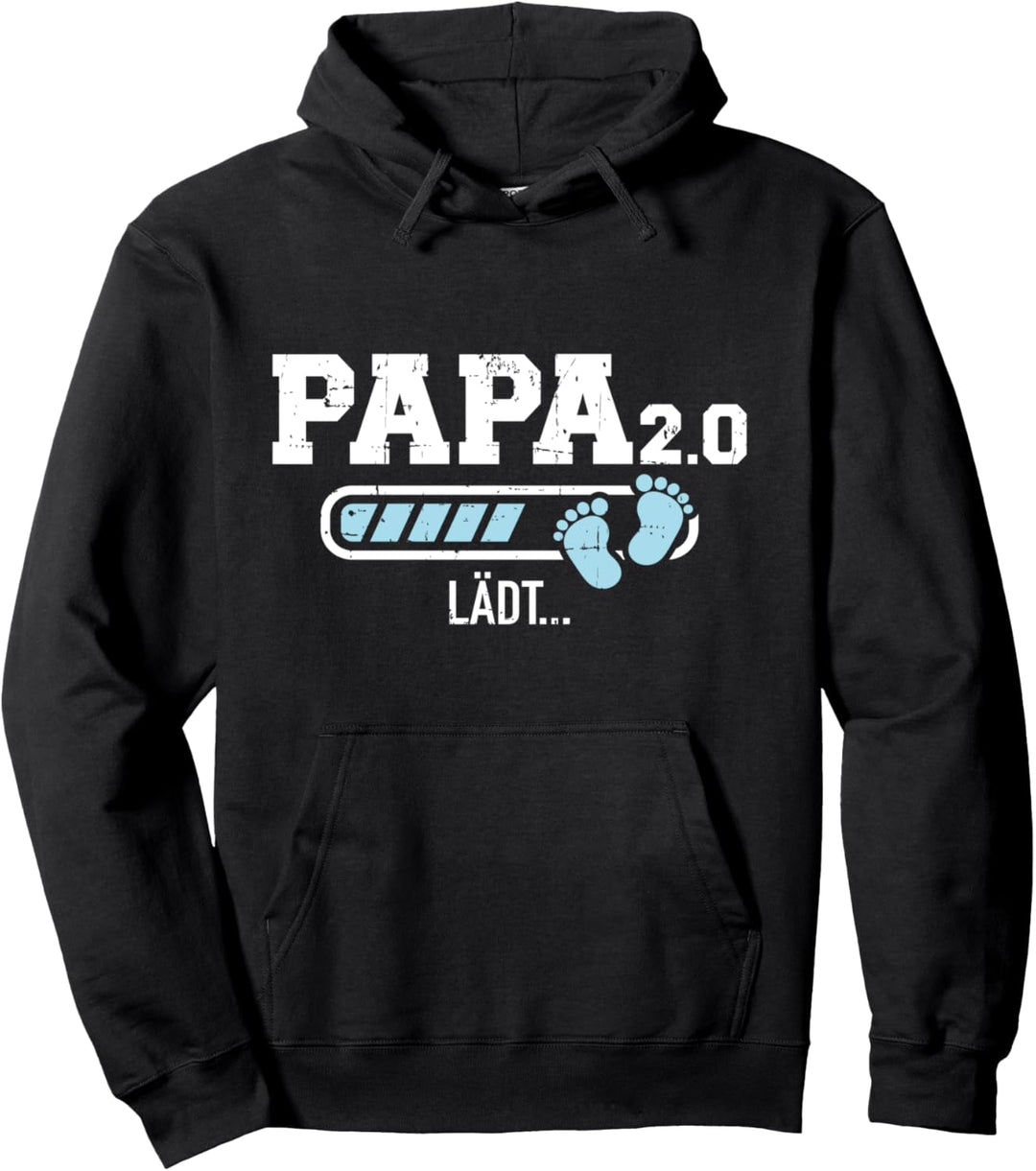 Zweifacher Papa Vater 2.0 lädt loading Baby Verkündung Pullover Hoodie