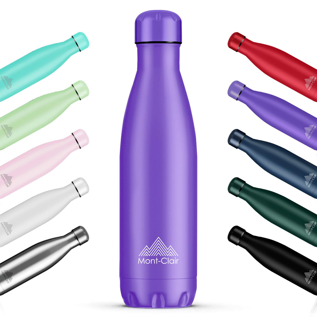 Mont-Clair l'O Trinkflasche Edelstahl - Thermosflasche - BPA-freie - Water Bottle, Edelstahl trinkfl