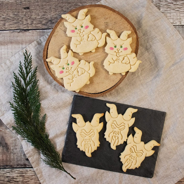 Satz von 2 Krampus Ausstechformen, 2 Teil