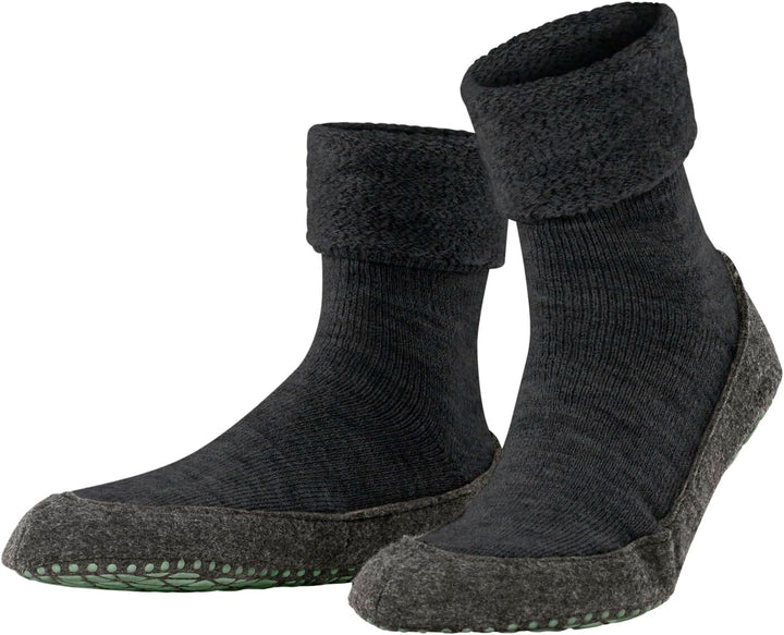 FALKE Herren Cosyshoe Stoppersocken rutschhemmende Noppen auf der Filzsohle komfortabel warm mit Plü