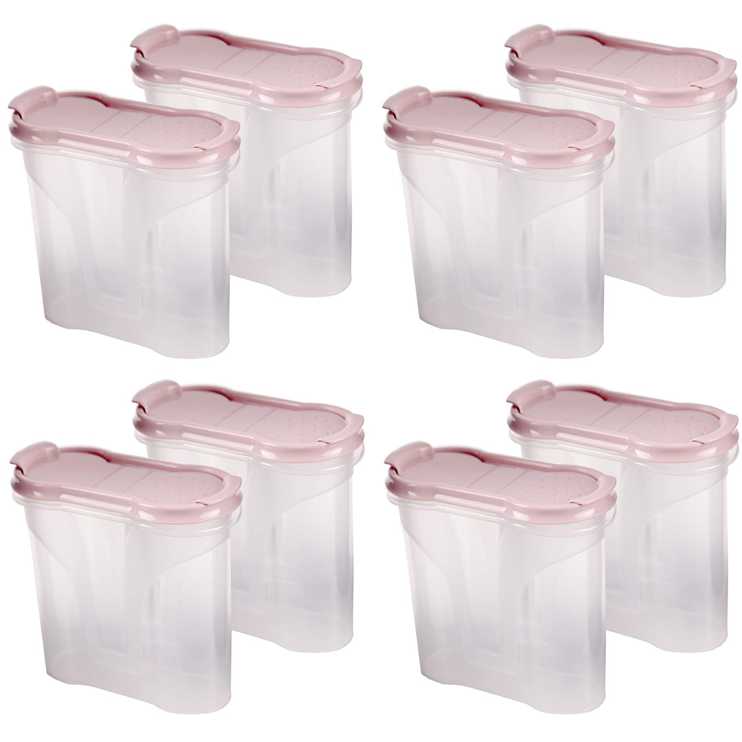 Bestlivings Gewürzdosen 300ml (8er Pack - Altrose) Aufbewahrungsboxen für Gewürze - Luftdichte Schüt