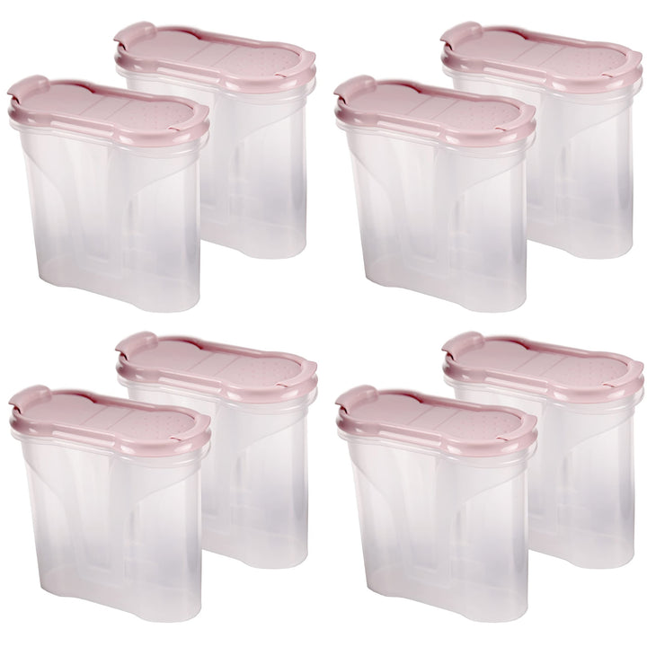 Bestlivings Gewürzdosen 300ml (8er Pack - Altrose) Aufbewahrungsboxen für Gewürze - Luftdichte Schüt