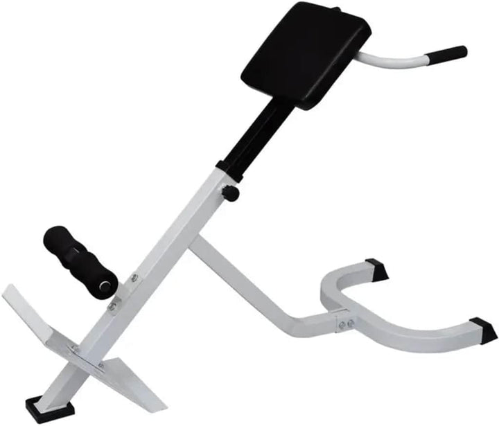 Rücken und Bauchtrainer aus Stahl, höhenverstellbar 5 Stufen 80 bis 90 cm, gepolstert, 120 x 55 cm,