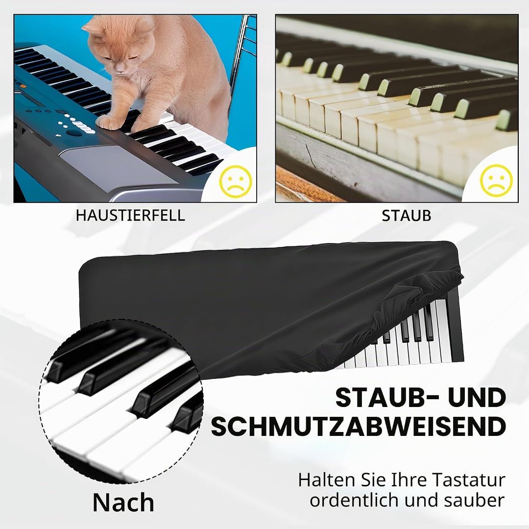 Staubschutz für Klaviertastatur mit 49 Tasten, kompatibel mit Native Instruments A49, M-Audio Oxygen