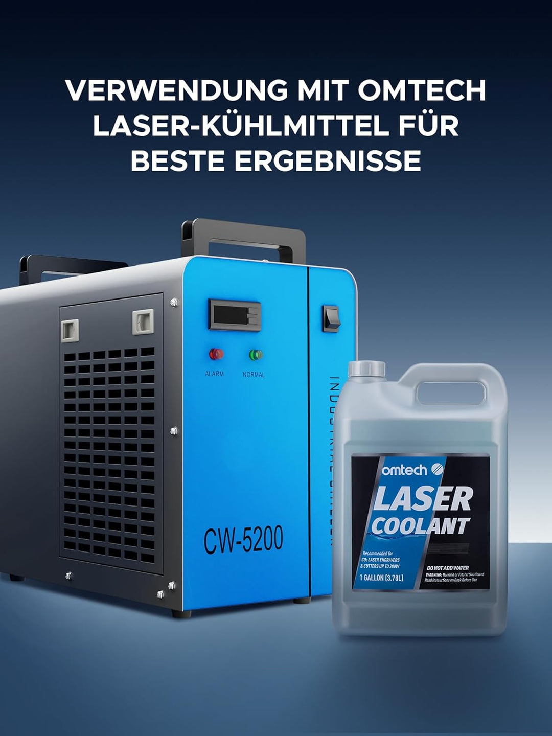 OMTech Industrieller Wasserkühler & Chiller für 50W-150W CO2 Laser Cutter