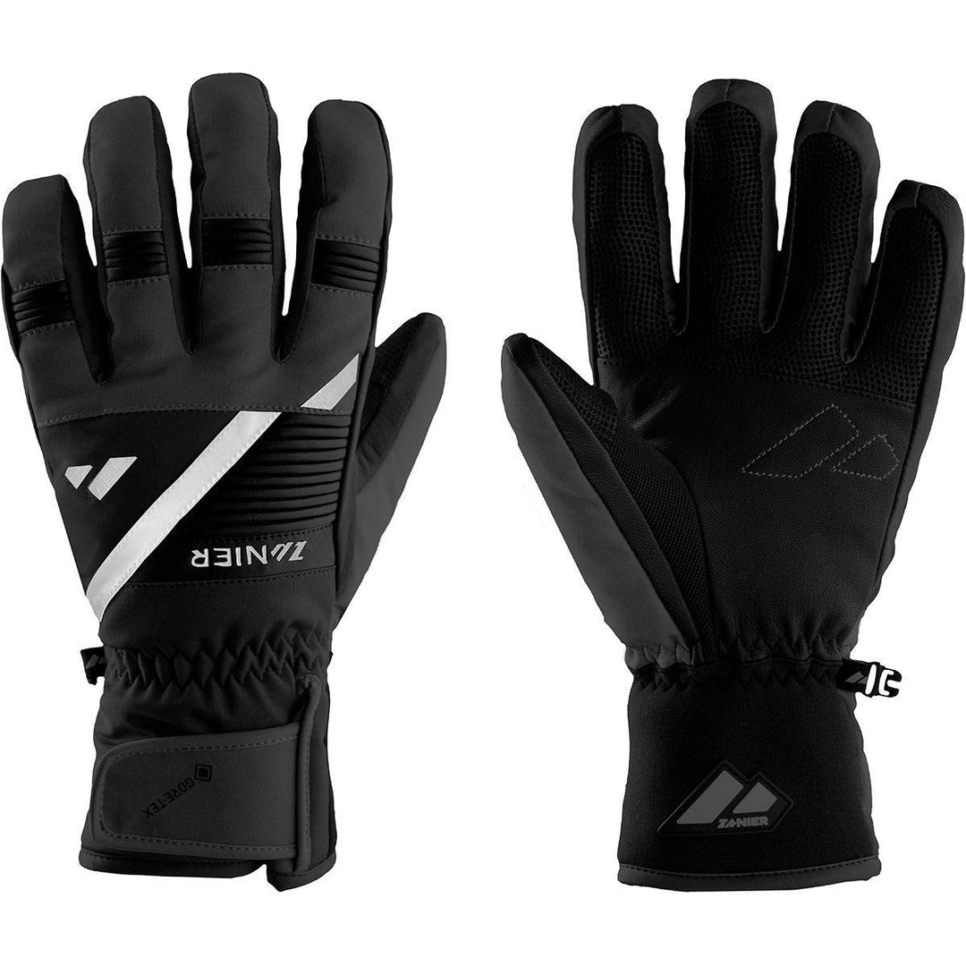 Zanier-Herren-Handschuhe-JERZENS.GTX 9 Schwarz, Weiss, 9 Schwarz, Weiss