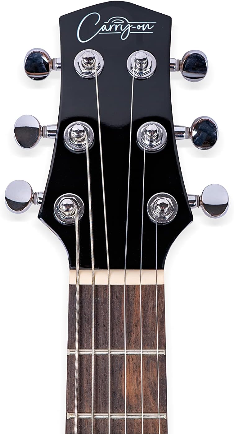 Carry-on by Blackstar Mini Jet Black E-Gitarre - Perfekt für Kinder und Erwachsene, Anfänger und Rei