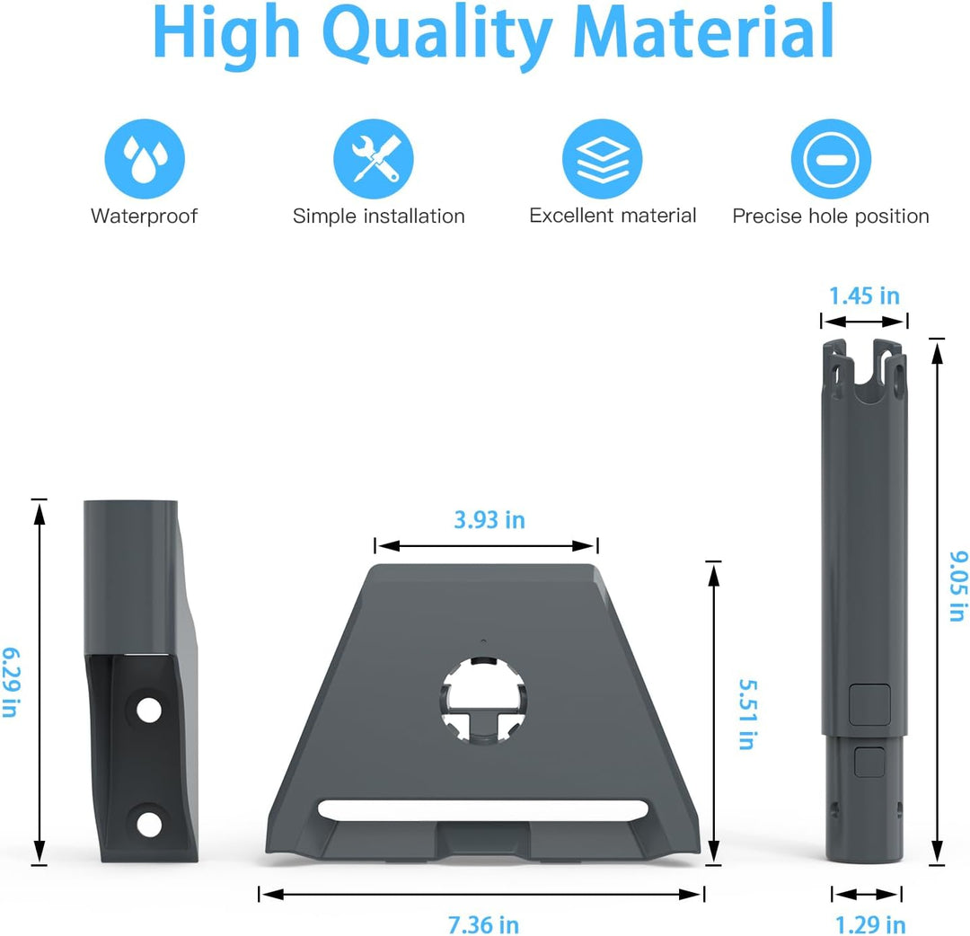 HOLACA Starlink Gen 3 Halterung [Never Slip & Fall], Kurze Wandhalterung Stabiler Halt für Starlink