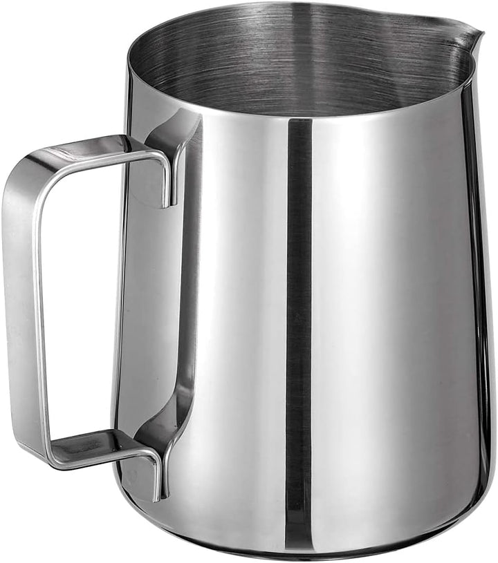 Milchkännchen 350ml 12oz Espresso Milchaufschäumkrüge 304 Edelstahl Barista Tasse für die Zubereitun