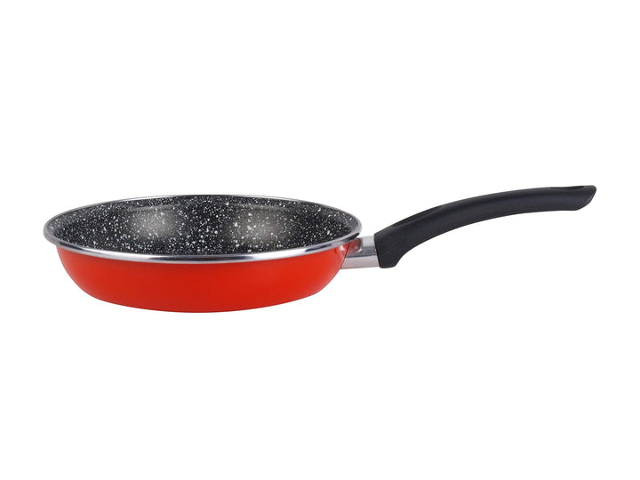 MAGEFESA Rojo Rot K2 Pfanne 26, emaillierter Stahl, Induktion und Spülmaschine