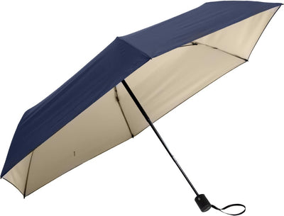 Doppler Zero Magic Mini Damen Taschenschirm mit Auf-Zu-Automatik und UV-Schutz Ultra Sun - Navy-Ivor