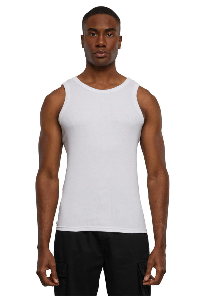 Urban Classics Herren Mens Tanktop XXL Weiss, XXL Weiss