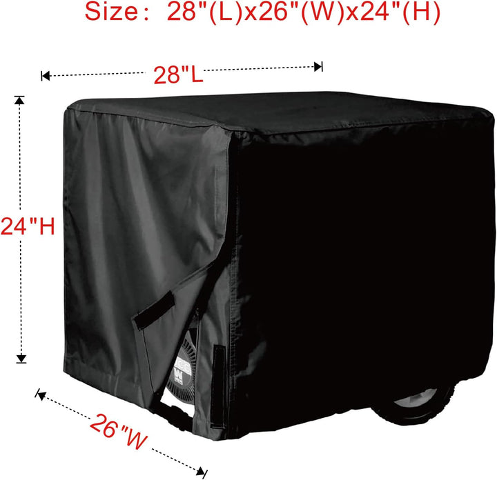 Porch Shield Wasserdichte Universal-Generatorabdeckung, 71,1 x 66 x 61 cm, für die meisten Generator
