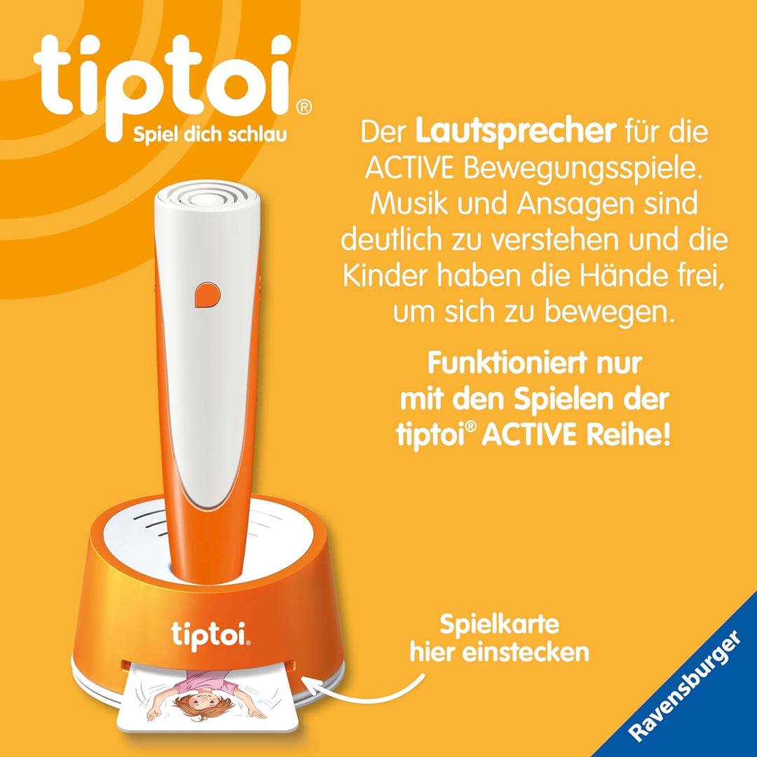 Ravensburger tiptoi Spiel 00122 ACTIVE Set Kunterbuntes Tanz-Theater, Bewegungsspiel ab 3 Jahren
