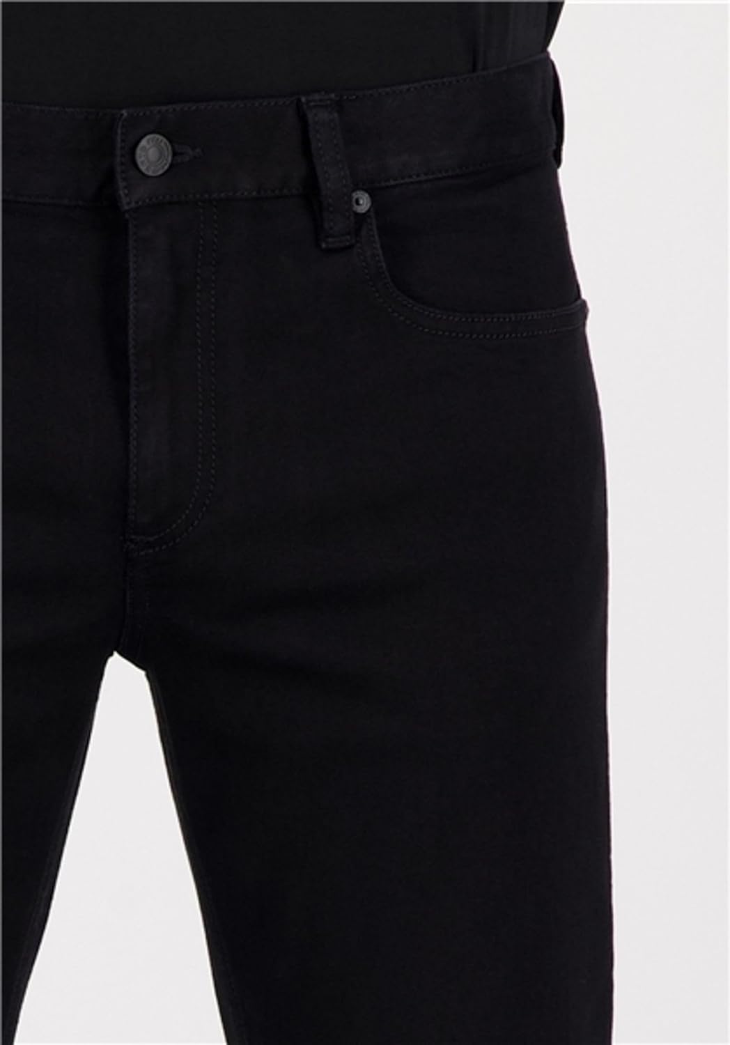 ALBERTO Regular Slim Fit Jeans Used 5 Pocket schwarz Grösse W31 L34