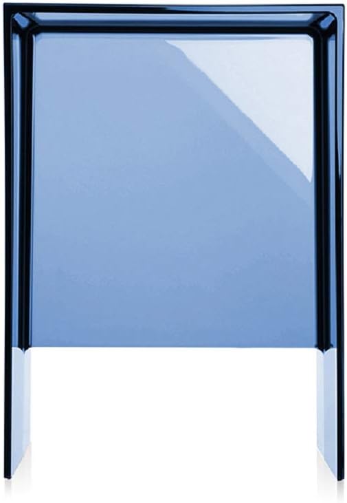 Kartell Max-Beam Hocker, Plastik, blau, 27 x 47 x 33 cm Blu Tramonto, Blu Tramonto