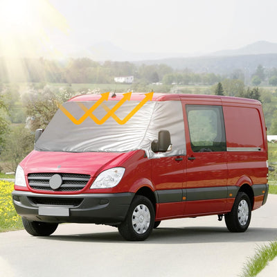 Frontscheibe Wrap Cover Ersatz für VW Crafter 2006-2017, Auto Windschutzscheiben Abdeckung Ersatz fü