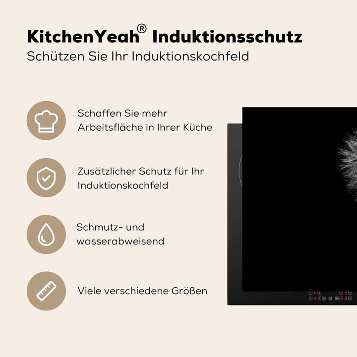 KitchenYeah© Herdabdeckplatte Einteilig Küche Abdeckplatte für Ceranfeld Abdeckung Induktionskochfel