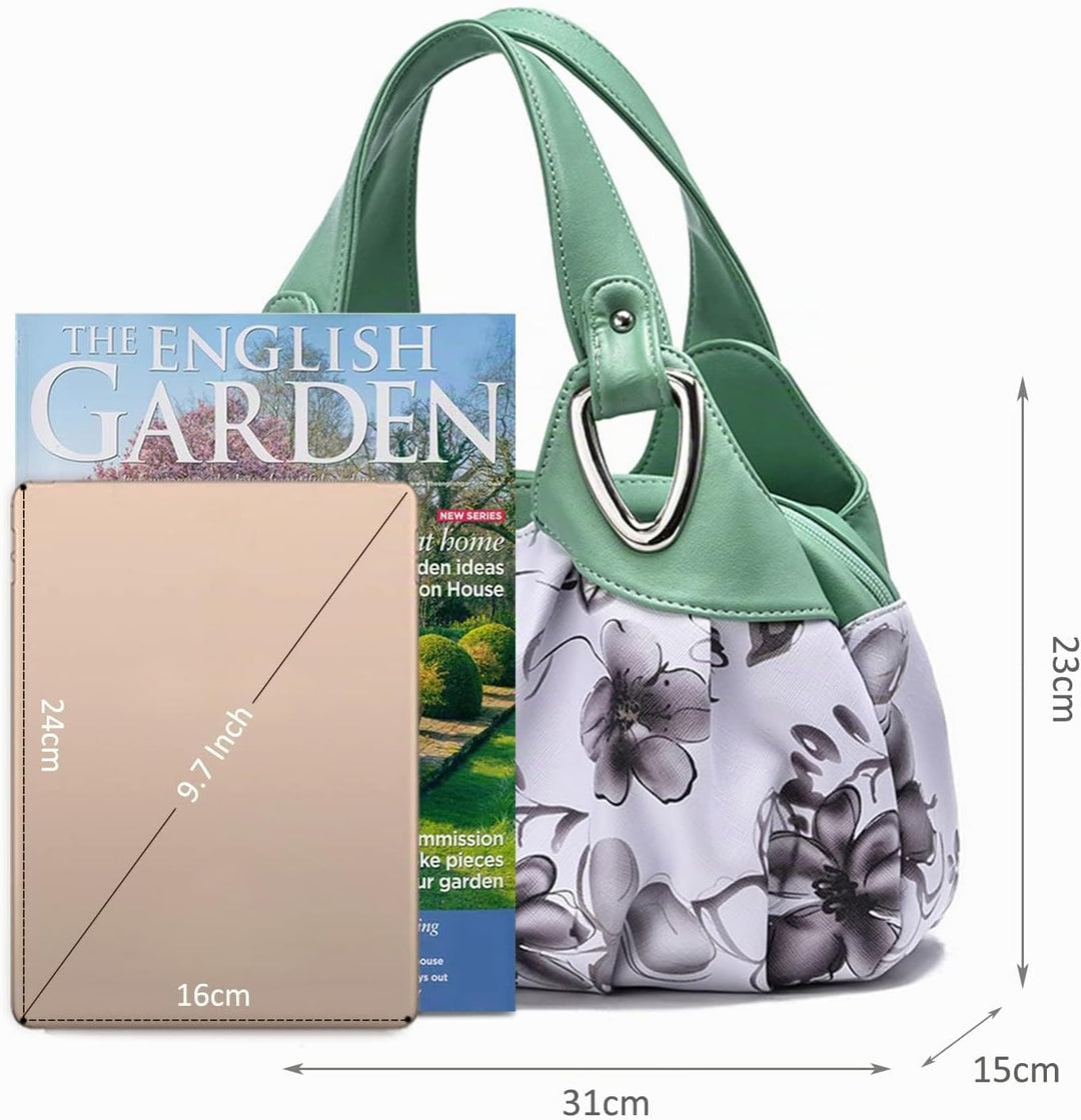 NICOLE &amp; DORIS Schultertasche Aktentasche Damen PU Leder Schick Shopper Handtasche Umhängetasche Tot