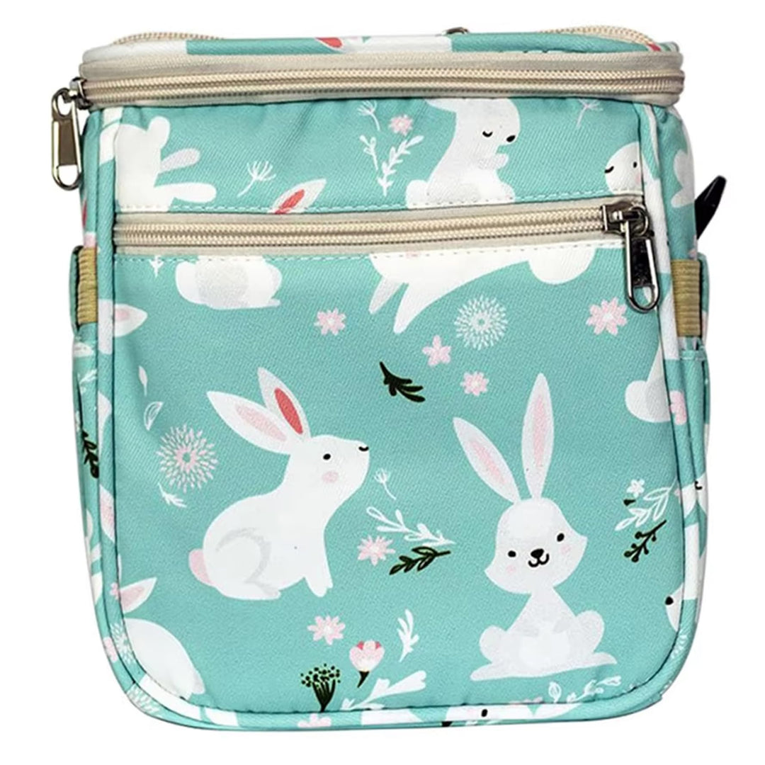 Niedlicher Hasen-Fahrradkorb vorne, Nylon-Lenkertasche für Kinder, für Laufrad, Dreirad, Roller/20,