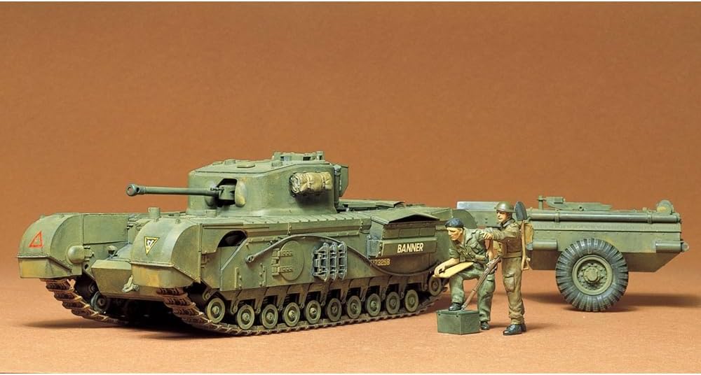 TAMIYA 300035100-1:35 WWII Britishe Panzer Churchill Crocodile(2)